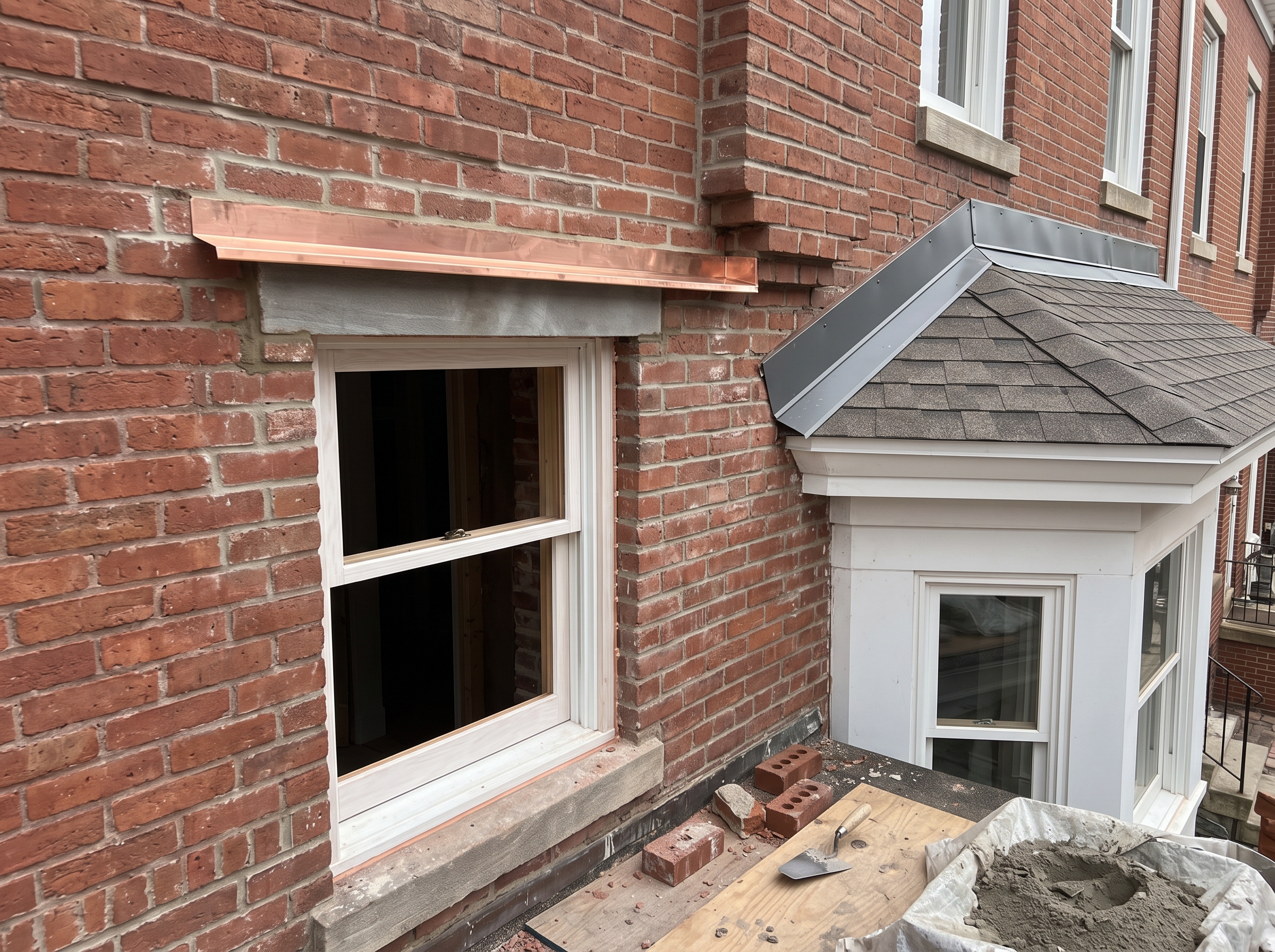 Bowing & Bulging Brick Walls for a realistic South Philadelphia property
