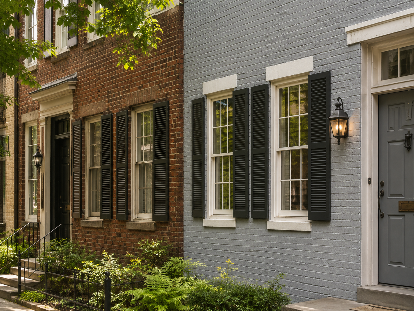 Brick Tuckpointing & Mortar Color Matching for Historic Philadelphia Facades shown in a realistic Philadelphia, PA residential construction setting.