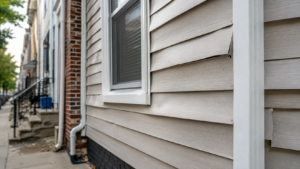 Seamless Aluminum Gutter Sizing & Parapet Pitch Alignment in South Philadelphia shown in a realistic Philadelphia, PA residential construction setting.