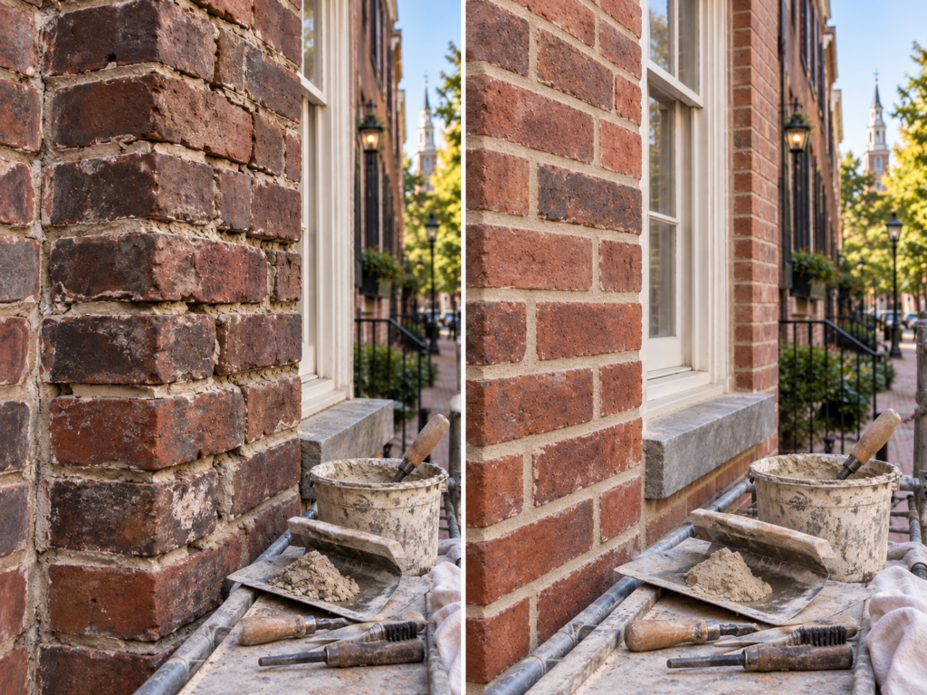 Deteriorating Mortar Around Windows What a Brick Pointing Assessment Should Review