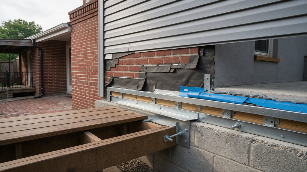 Professional deck ledger flashing Philadelphia detail for Philadelphia Exterior Contractors in South Philadelphia

