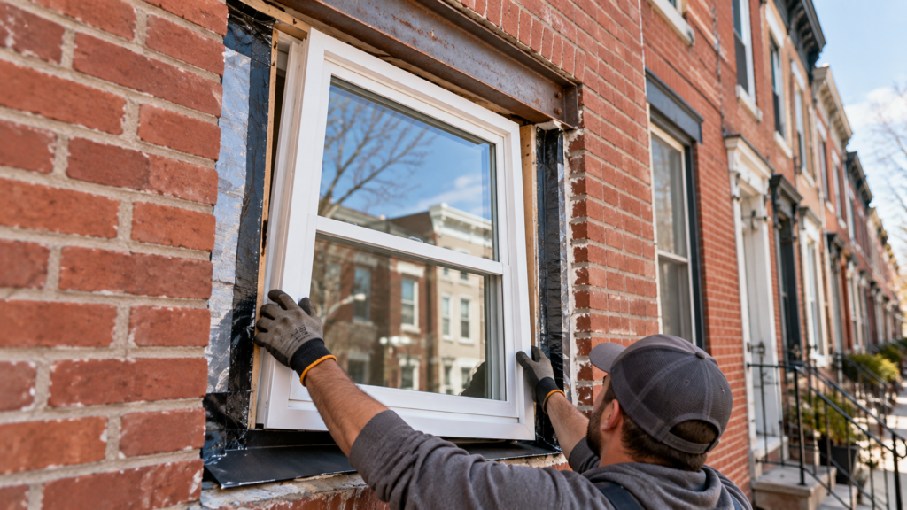 Replacement Window Flashing: Sill Pans and Head Flashing in Brick and Siding Walls